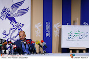 مسعود نجفی در نشست خبری سی‌وهشتمین جشنواره فیلم فجر