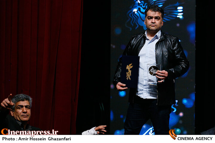 ساسان سالور در مراسم تجلی اراده ملی سی و هشتمین جشنواره فیلم فجر