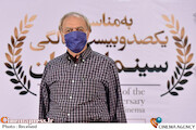 محمدعلی نجفی در مراسم تجلیل از افتخارآفرینان سینمای ایران در عرصه بین‌الملل