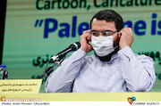 محمدمهدی دادمان در نشست رسانه‌ای مسابقه کارتون، کاریکاتور و پوستر «فلسطین تنها نیست»
