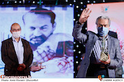 مجید انتظامی در مراسم اختتامیه شانزدهمین جشنواره بین‌المللی فیلم «مقاومت»