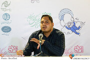 محمدحسین صادقی در حاشیه روز اول سی‌ودومین جشنواره بین‌المللی فیلم‌های کودکان و نوجوانان
