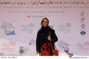 سوگل طهماسبی در حاشیه روز چهارم سیودومین جشنواره بینالمللی فیلمهای کودکان و نوجوانان