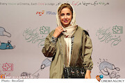 شبنم قلی خانی در حاشیه روز چهارم سی‌ودومین جشنواره بین‌المللی فیلم‌های کودکان و نوجوانان