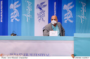 مسعود نجفی در نشست اعلام نامزدهای سی و نهمین جشنواره فیلم فجر