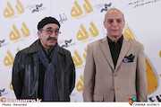 اسدالله نیک نژاد و تورج منصوری در مراسم اکران خصوصی فیلم سینمایی «لاله»