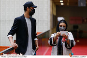 لیندا کیانی و بهرام افشاری در نخستین روز سی و هشتمین جشنواره جهانی فیلم فجر