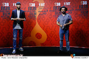 مجید صالحی و بهرام افشاری در نخستین روز سی و هشتمین جشنواره جهانی فیلم فجر