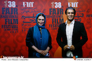 یوسف تیموری و بهناز جعفری در سی‌و‌هشتمین جشنواره جهانی فیلم فجر