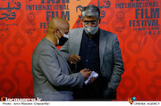 محمد حمیدی‌مقدم و مرتضی رزاق کریمی در هفتمین روز سی و هشتمین جشنواره جهانی فیلم فجر