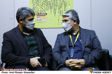 محمد حمیدی مقدم و یزدان عشیری در سومین روز پانزدهمین جشنواره «سینماحقیقت»