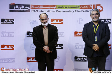 محمد حمیدی مقدم و محمود شالویی در پنجمین روز پانزدهمین جشنواره «سینماحقیقت»