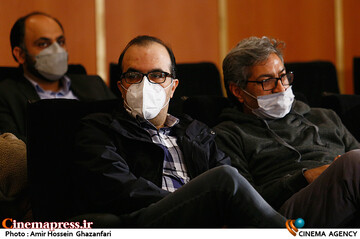 حبیب احمدزاده و سیاوش سرمدی در افتتاحیه دوازدهمین جشنواره مردمی فیلم «عمار»