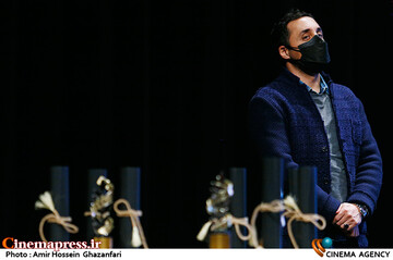 امیرحسین رستمی در مراسم اختتامیه سومین جشنواره آنلاین فیلم‌کوتاه «پاک‌کن»