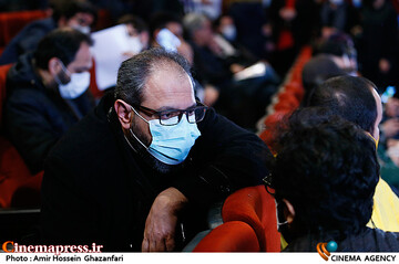 محمدرضا شفاه در مراسم قرعه کشی نمایش فیلم‌های چهلمین جشنواره فیلم فجر