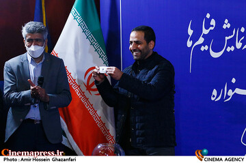 کامران حجازی در مراسم قرعه کشی نمایش فیلم‌های چهلمین جشنواره فیلم فجر
