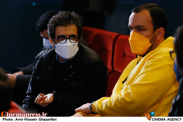 بهروز شعیبی در مراسم قرعه کشی نمایش فیلم‌های چهلمین جشنواره فیلم فجر