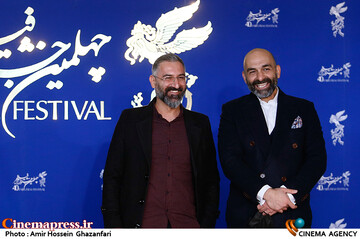 عباس نادران و حسین نمازی در دومین روز چهلمین جشنواره فیلم فجر