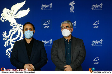 محمد حمیدی مقدم و علی بهادری جهرمی در سومین روز چهلمین جشنواره فیلم فجر