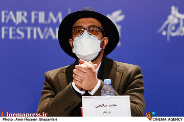مجید صالحی در نشست خبری فیلم سینمایی«برف آخر»