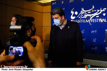 بازدید محمد خزاعی از خانه جشنواره چهلمین جشنواره فیلم فجر
