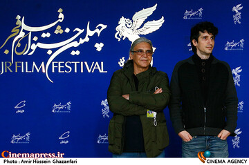 حمید و علی شاه حاتمی در چهارمین روز چهلمین جشنواره فیلم فجر