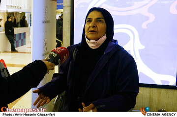 انسیه شاه حسینی در ششمین روز چهلمین جشنواره فیلم فجر