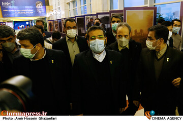 بازدید وزیر فرهنگ و ارشاد اسلامی از چهلمین جشنواره فیلم فجر