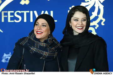 شادی کرم رودی و طناز طباطبایی در هشتمین روز چهلمین جشنواره فیلم فجر