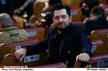 بهرام رادان در مراسم اختتامیه چهلمین جشنواره فیلم فجر