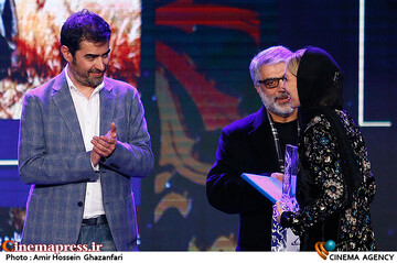 صدف اسپهبدی در مراسم اختتامیه چهلمین جشنواره فیلم فجر