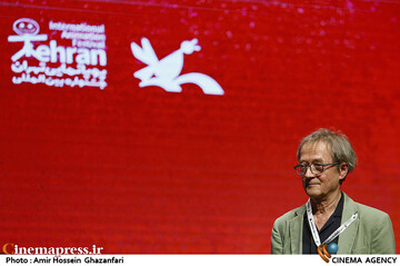 ژرژ شوئیزگبل در مراسم اختتامیه دوازدهمین جشنواره بین‌المللی پویانمایی تهران