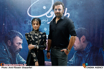 حسام منظور و ترنم کرمانیان در مراسم اکران خصوصی فیلم سینمایی «طلاخون»