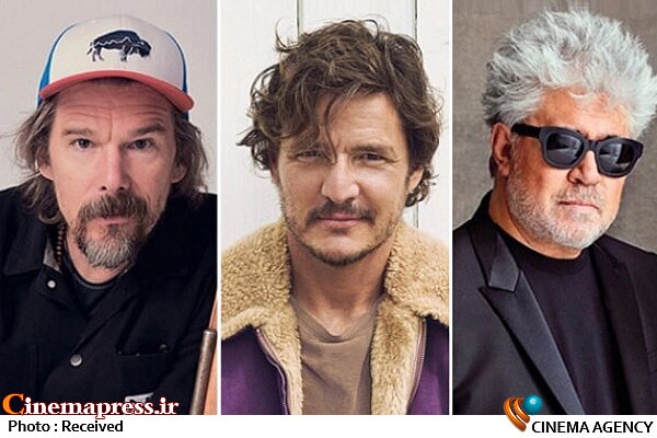 «ایتن هاک» و «پدرو پاسکال» بازیگر یک فیلم وسترن شدند پدرو آلمادوار _ ایتن هاک _ پدرو پاسکال