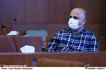 مسعود نجفی در نشست رسانه‌ای سیزدهمین جشنواره فیلم و عکس ورزشی ایران