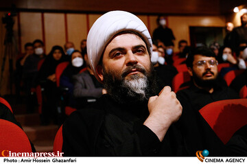 حجتالاسلام والمسلمین محمد قمی در آیین تکریم و معارفه معاونت هنری حوزه هنری