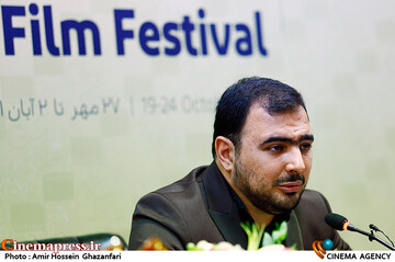 مهدی آذرپندار در نشست خبری سی‌ونهمین جشنواره فیلم کوتاه تهران