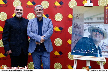 محمد حمیدی مقدم و رامین حیدری فاروقی در دومین دوره اهدای نشان عالی خورشید