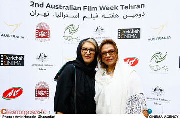 گوهر خیراندیش و رویا تیموریان در مراسم افتتاحیه دومین هفته فیلم استرالیا
