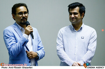 علی زادمهر و علی نوری اسکویی در مراسم اکران خصوصی فیلم سینمایی درخت خاموش