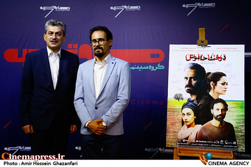 علی نوری اسکویی و دریا اورس در مراسم اکران خصوصی فیلم سینمایی درخت خاموش