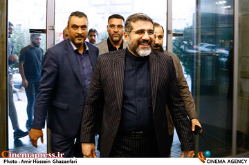 حضور محمدمهدی اسماعیلی وزیر فرهنگ و ارشاد اسلامی در سینما آزادی