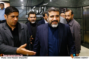 حضور محمدمهدی اسماعیلی وزیر فرهنگ و ارشاد اسلامی در سینما آزادی