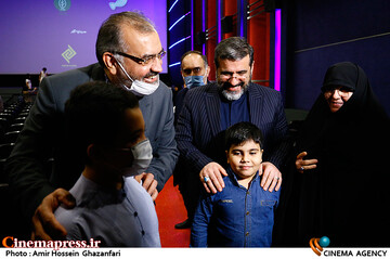 حضور محمدمهدی اسماعیلی وزیر فرهنگ و ارشاد اسلامی و محمدحسین نیرومند در سینما آزادی