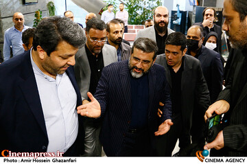 حضور محمدمهدی اسماعیلی وزیر فرهنگ و ارشاد اسلامی در سینما آزادی