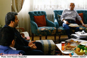 دیدار رئیس سازمان سینمایی با استاد علی نصیریان