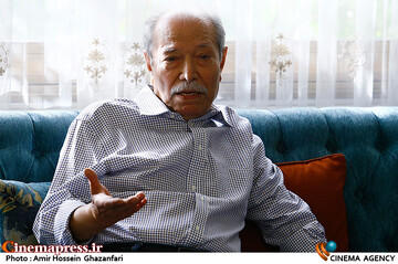 دیدار رئیس سازمان سینمایی با استاد علی نصیریان