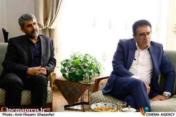 دیدار رئیس سازمان سینمایی با استاد علی نصیریان