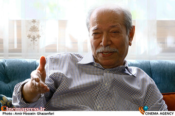 دیدار رئیس سازمان سینمایی با استاد علی نصیریان