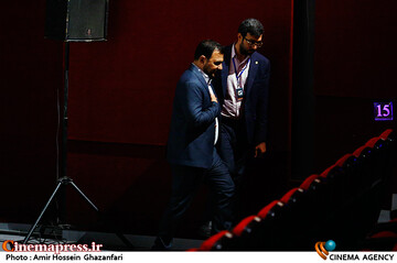 مهدی آذرپندار در نخستین روز سی و نهمین جشنواره بین‌المللی فیلم کوتاه تهران